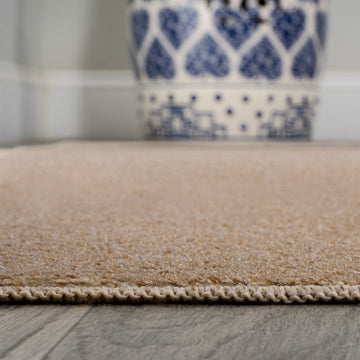 Twyla Classic Solid Low-Pile Machine-Washable Area Rug